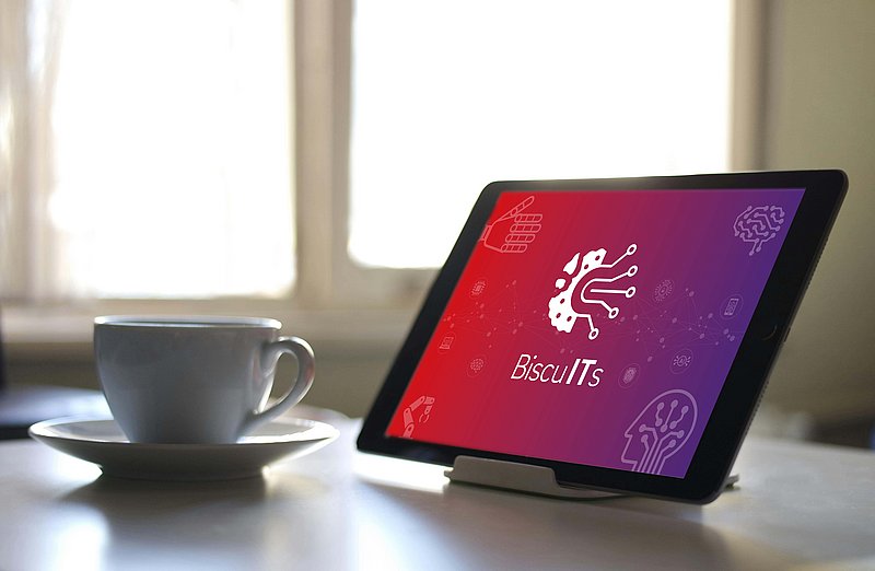 Ipad mit Webinarreihe