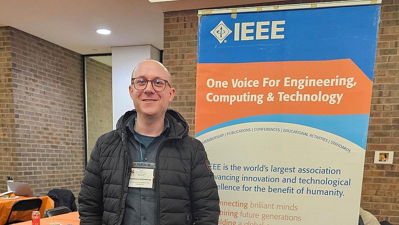 Für Matthias Heimberg war es die erste Teilnahme an einer wissenschaftlichen Konferenz.