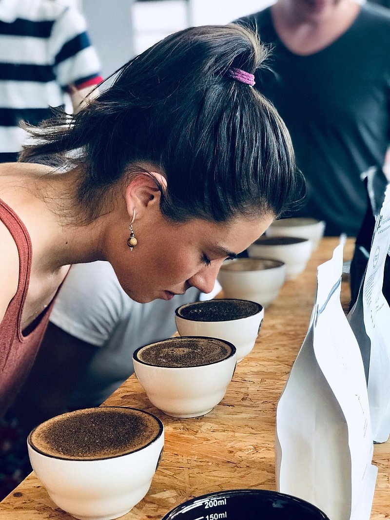 Kaffeeunternehmerin Maite Amrein Kaffeeunternehmerin Maite Amrein