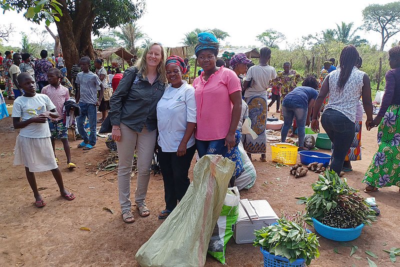 Marktbesuch im Kongo