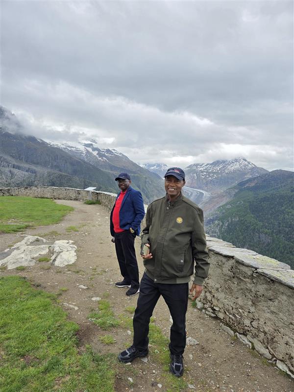 Ein Ausflug in die Walliser Bergwelt durfte nicht fehlen.