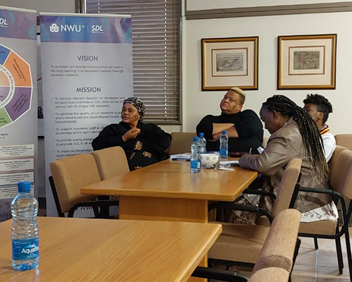 Workshop-Teilnehmende an der North-West University